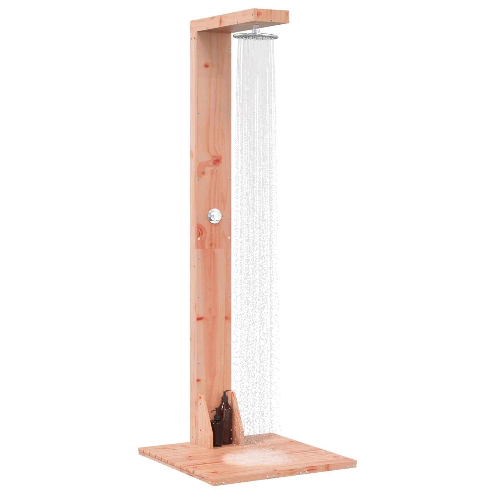 vidaXL Prysznic na zewnątrz 210 cm naturalny