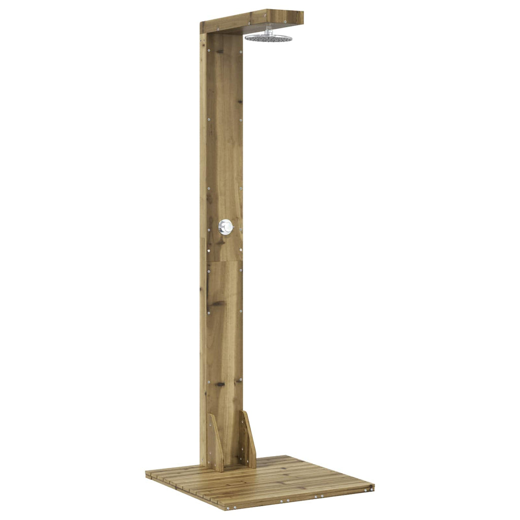 vidaXL Prysznic na zewnątrz 210 cm naturalny