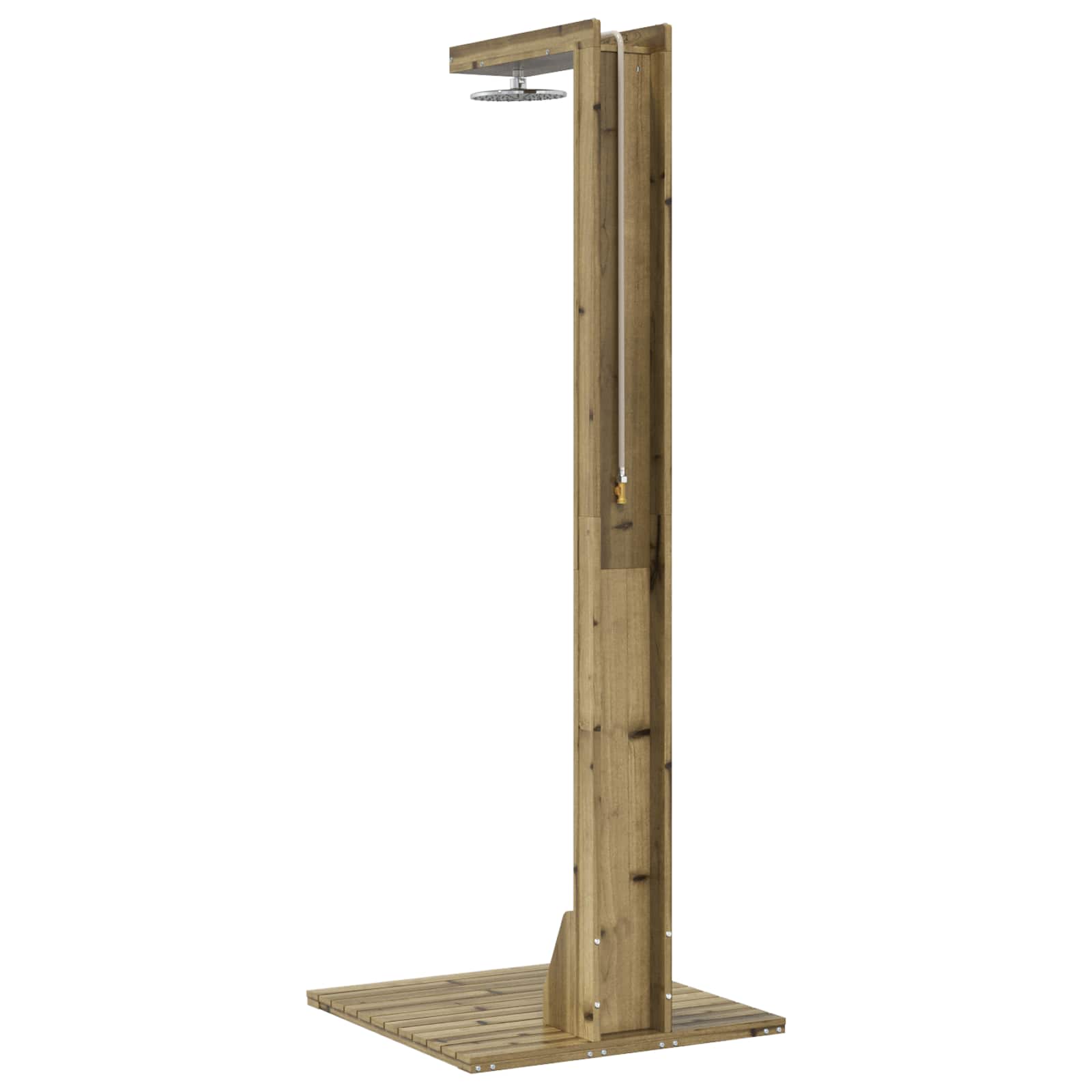 vidaXL Prysznic na zewnątrz 210 cm naturalny