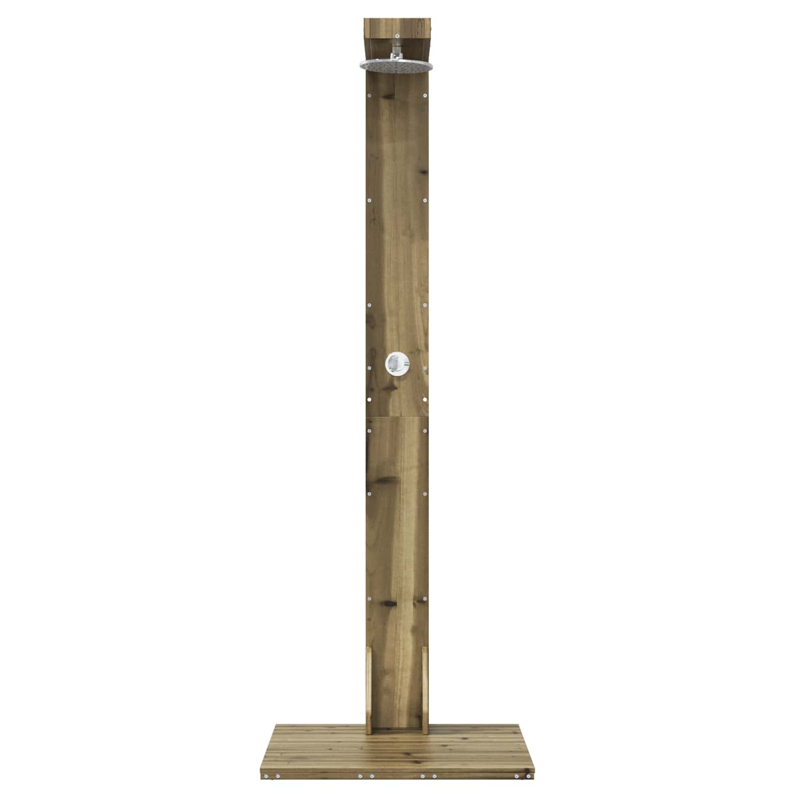 vidaXL Prysznic na zewnątrz 210 cm naturalny