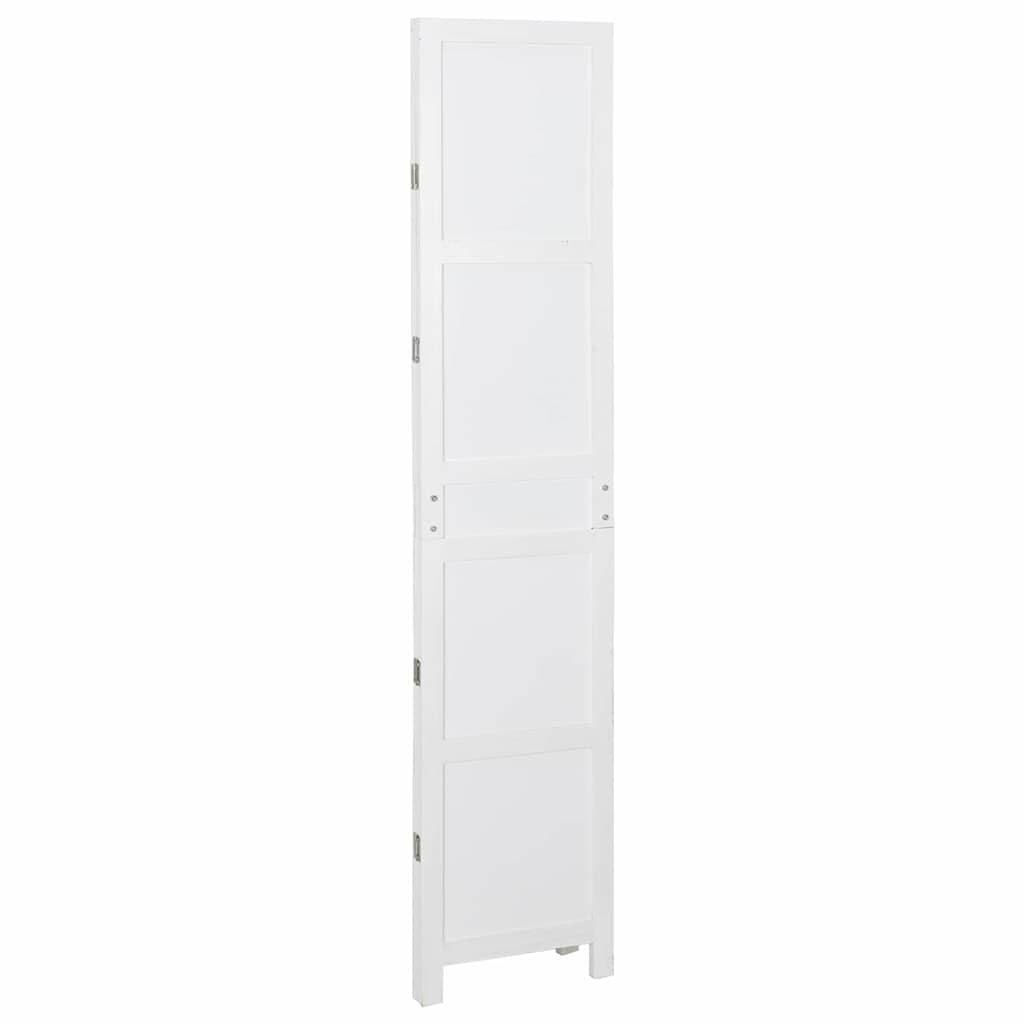 vidaXL Panel Romdivider Biały 106 x 165 cm MDF