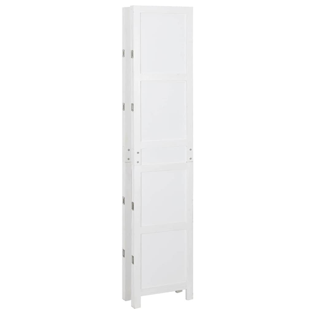 vidaXL Panel Romdivider Biały 141,5 x 165 cm MDF