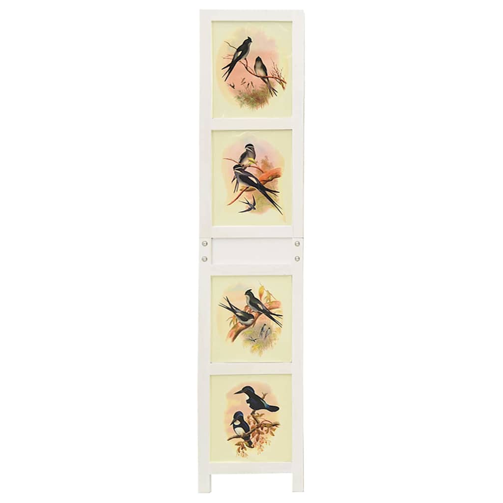 vidaXL Panel Romdivider Biały 212 x 165 cm MDF