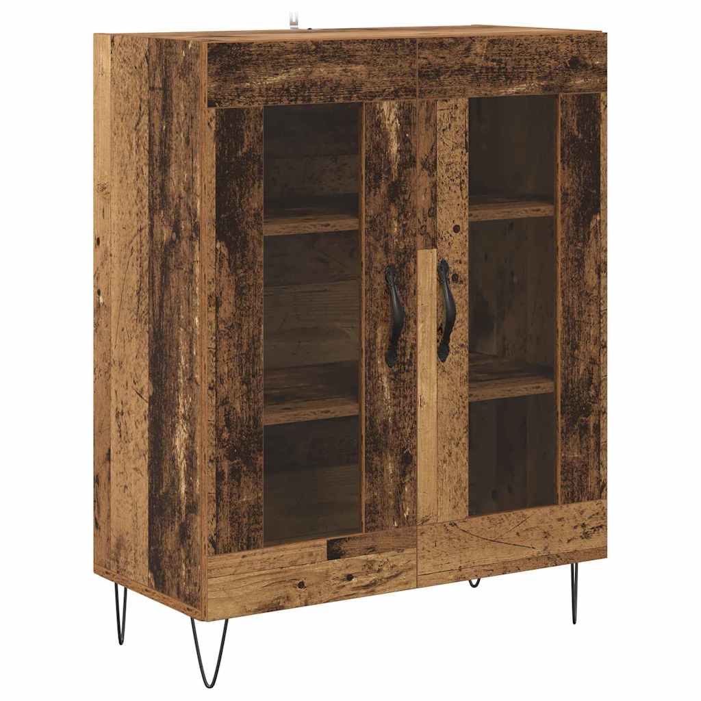 vidaXL Highboard Stare drewno 69,5 x 34 x 180 cm