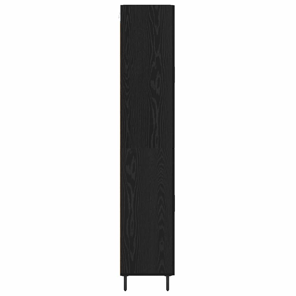 vidaXL Highboard 2 pcs Dąb rzemieślniczy Drewno inżynieryjne i szkło
