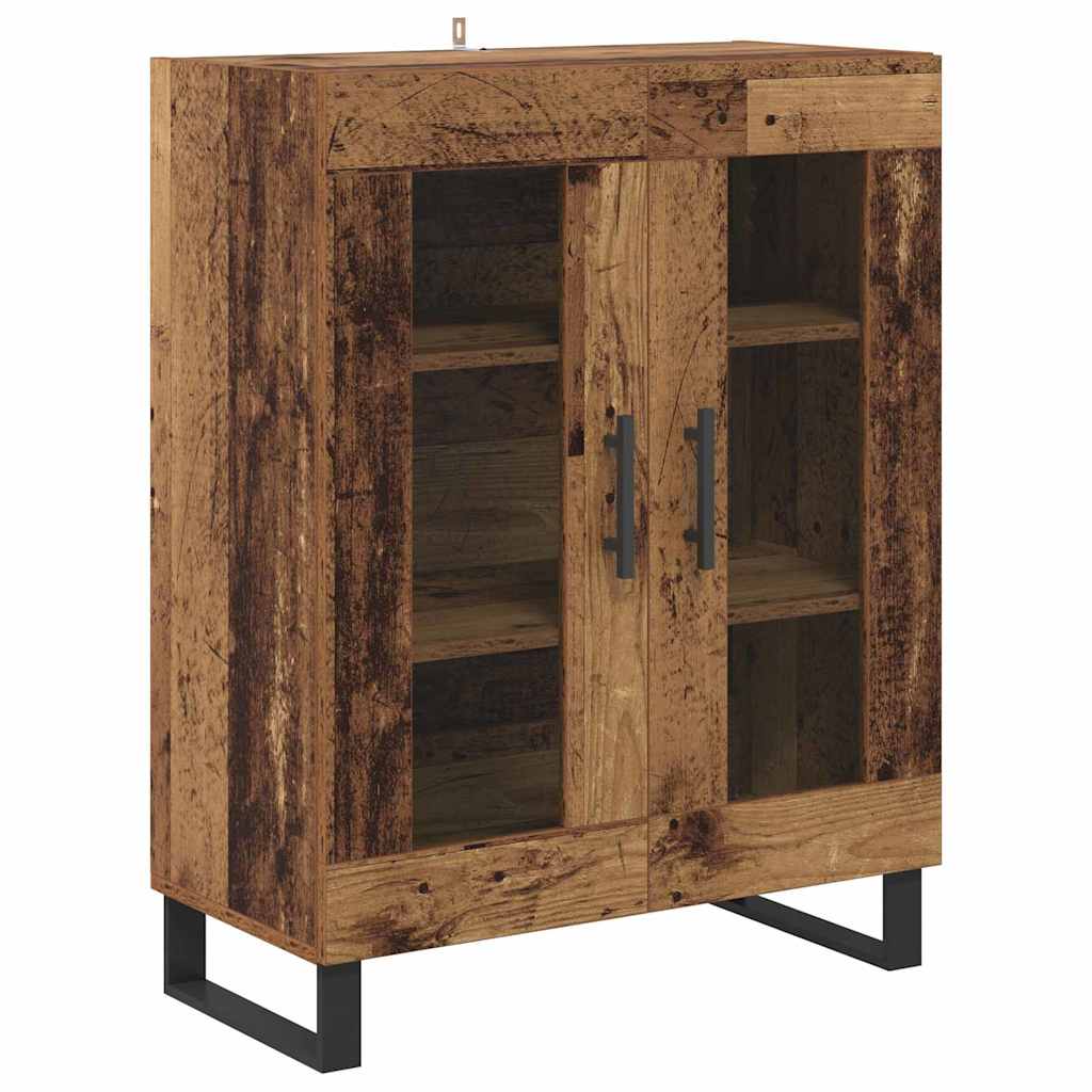 vidaXL Highboard Stare drewno 69,5 x 34 x 180 cm