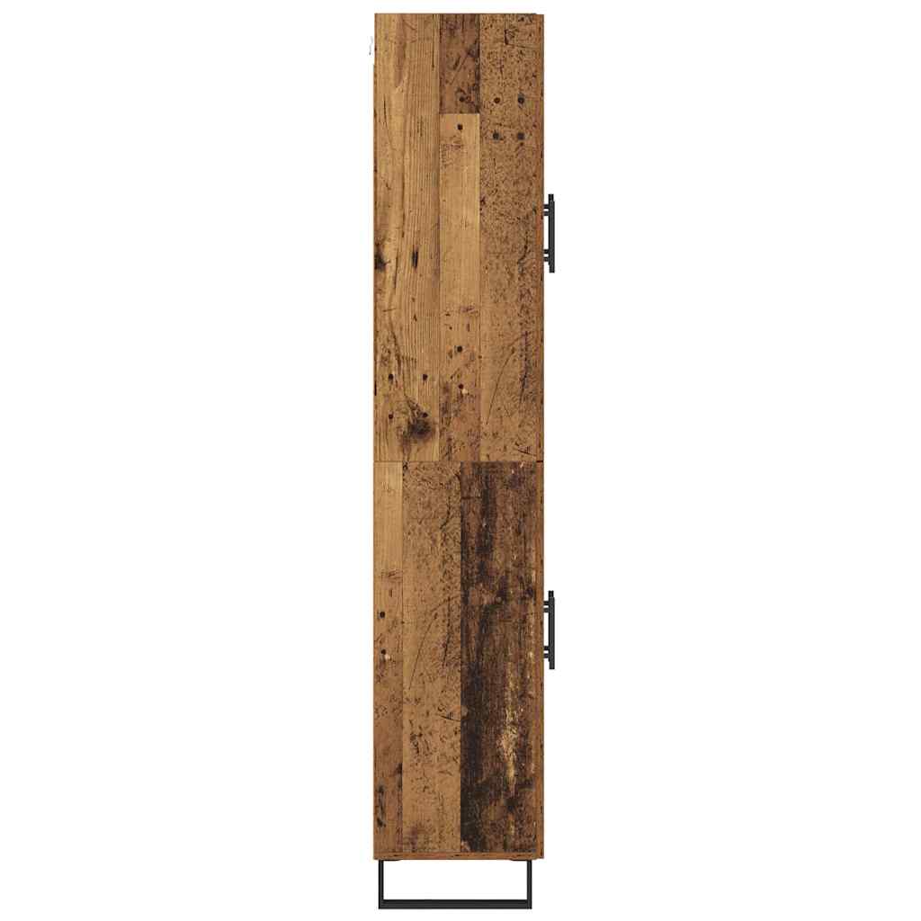 vidaXL Highboard Stare drewno 69,5 x 34 x 180 cm