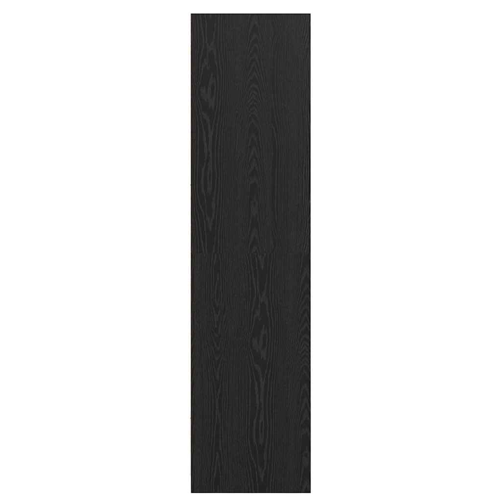 vidaXL Garderoba Czarny Dąb 50 x 30 x 200 cm Materiał drewnopochodny