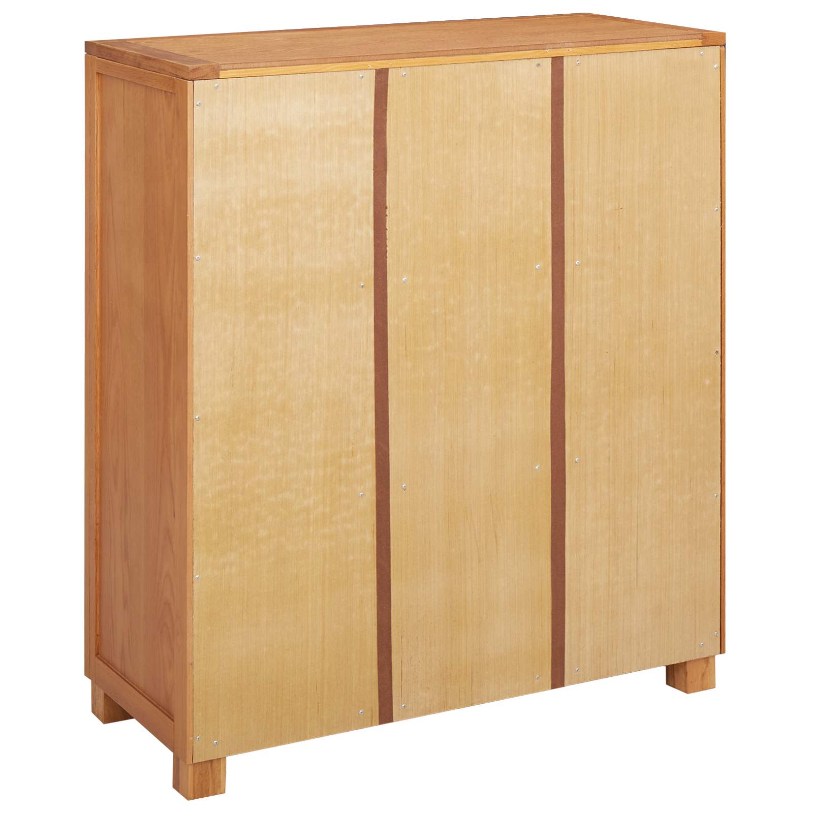 vidaXL Szafkowy z przechowywaniem brązowy 80 x 35 x 95 cm Dąb lite