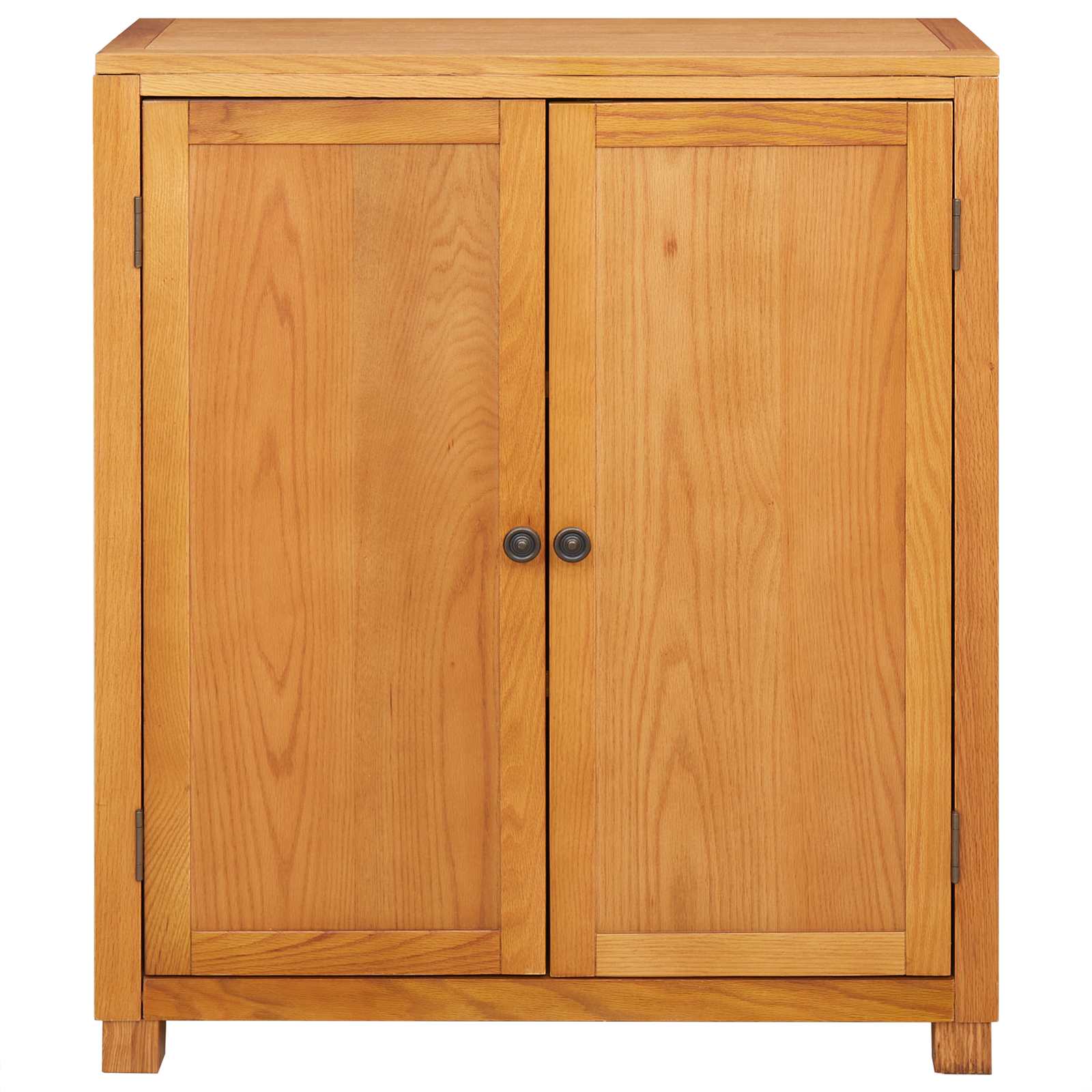 vidaXL Szafkowy z przechowywaniem brązowy 80 x 35 x 95 cm Dąb lite