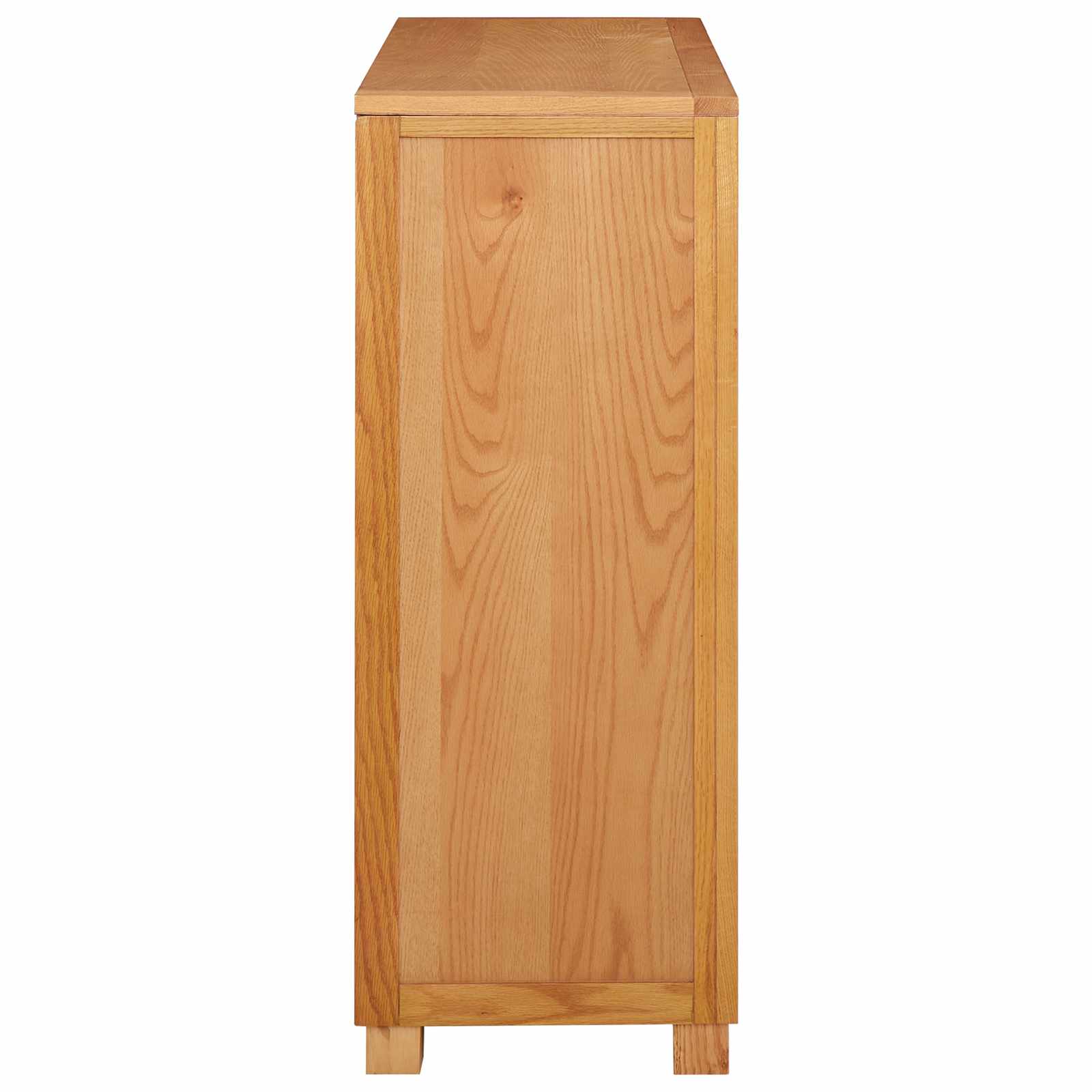 vidaXL Szafkowy z przechowywaniem brązowy 80 x 35 x 95 cm Dąb lite