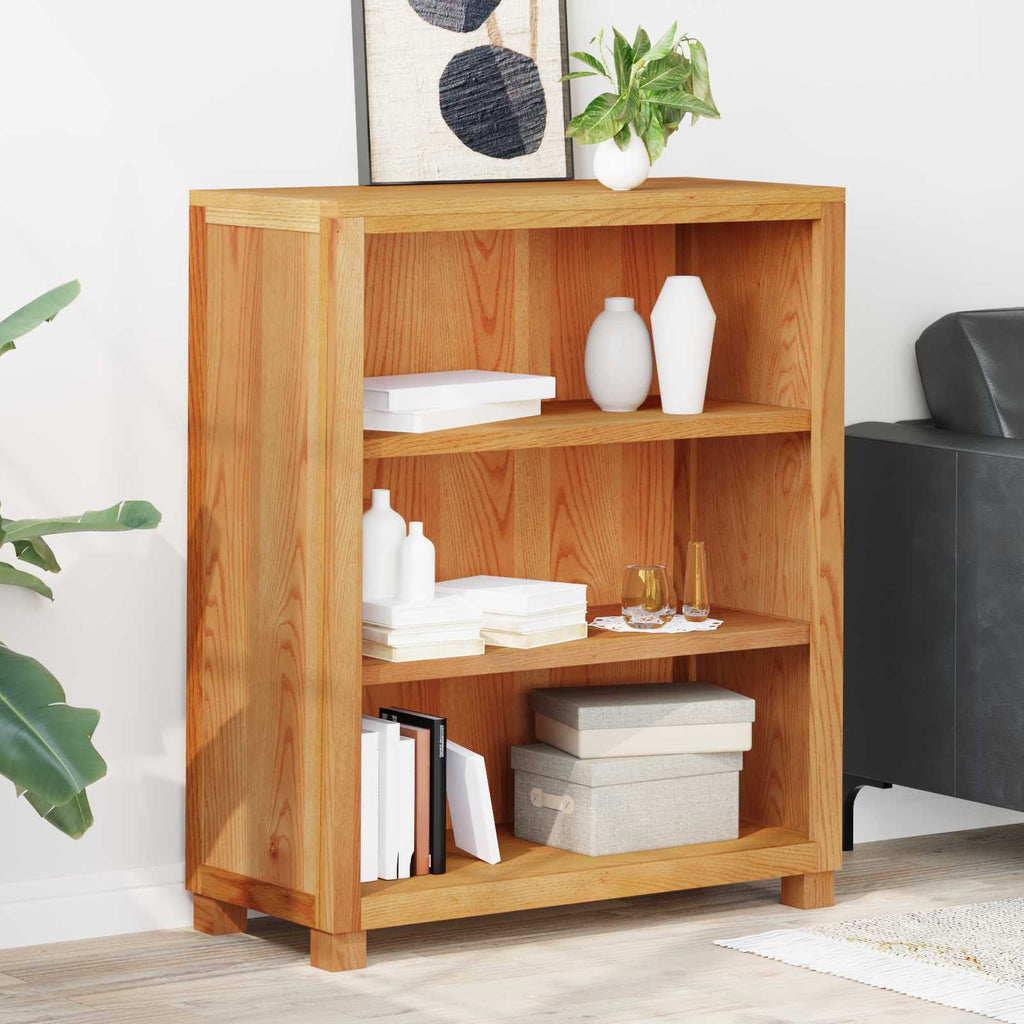vidaXL Szafkowy z przechowywaniem brązowy 80 x 35 x 95 cm Dąb lite