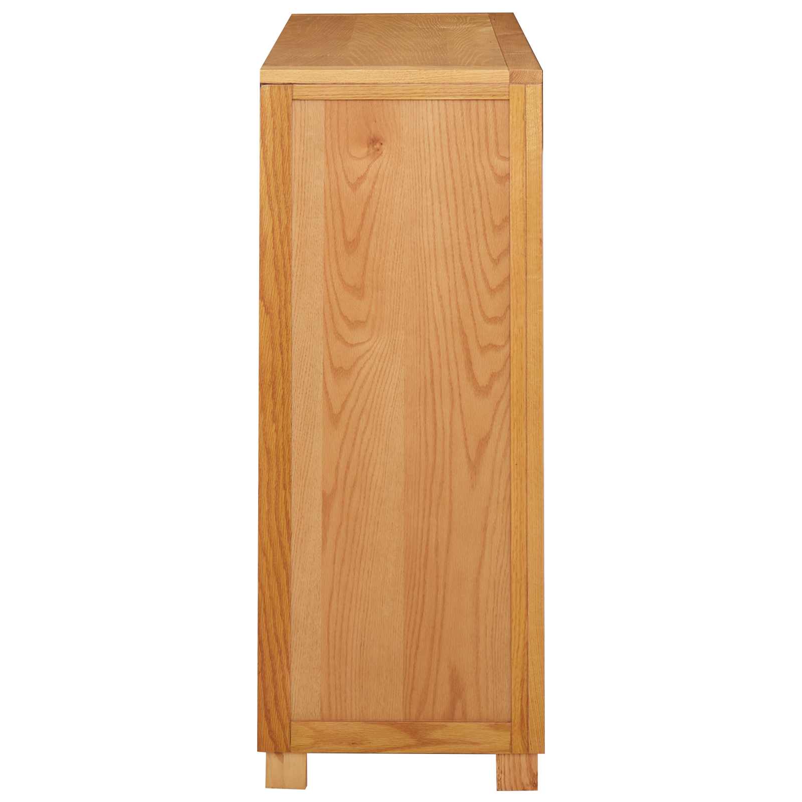 vidaXL Szafkowy z przechowywaniem brązowy 80 x 35 x 95 cm Dąb lite