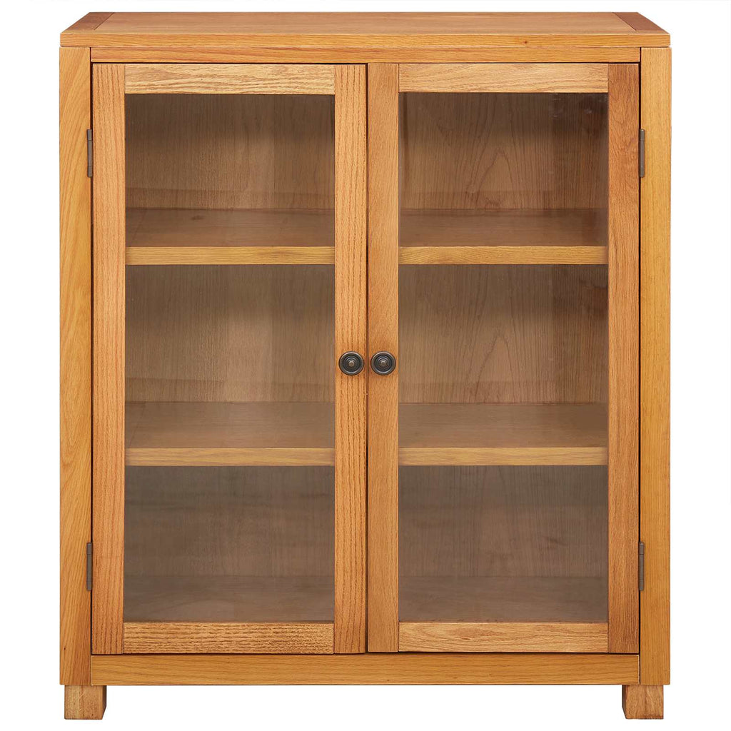 vidaXL Szafkowy z półką z drzwiami brązowy 80 x 35 x 95 cm Dąb lite