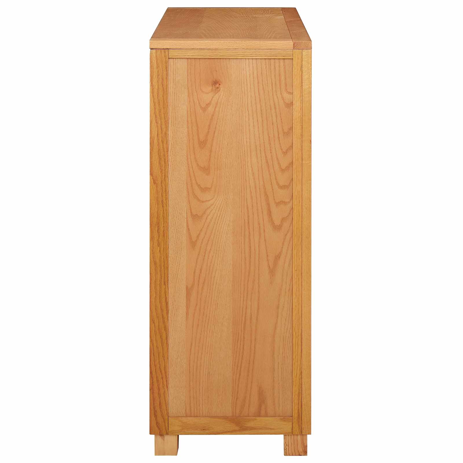 vidaXL Szafkowy z półką z drzwiami brązowy 80 x 35 x 95 cm Dąb lite