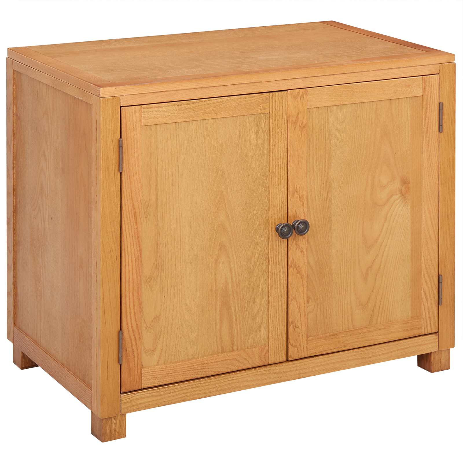 vidaXL Szafkowy z przechowywaniem brązowy 78 x 50 x 70 cm Dąb lite