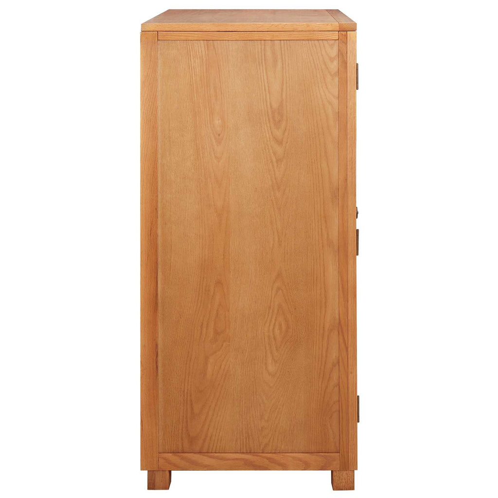 vidaXL Garderoba z przechowywaniem brązowy 80 x 50 x 115 cm Dąb lite