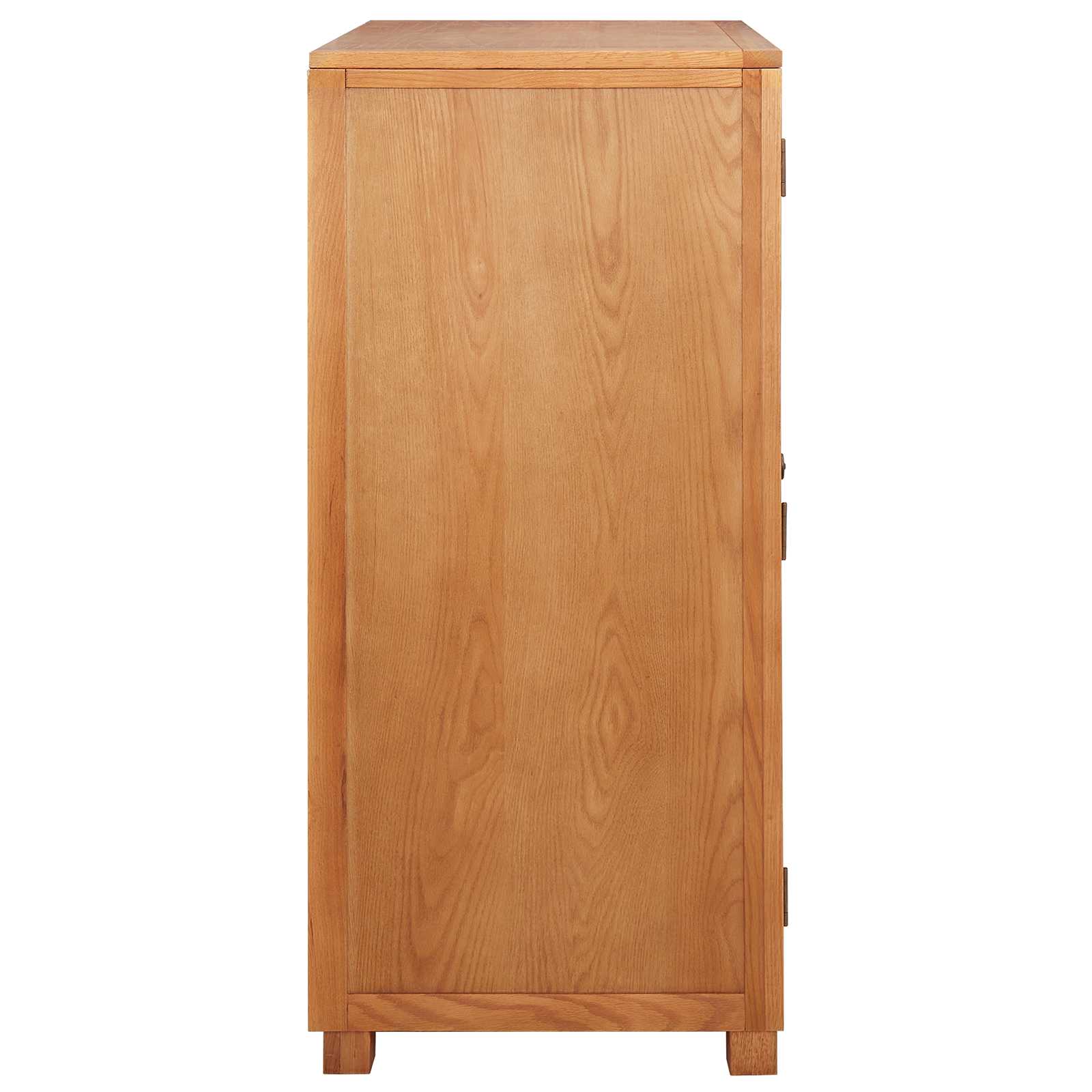 vidaXL Garderoba z przechowywaniem brązowy 80 x 50 x 115 cm Dąb lite