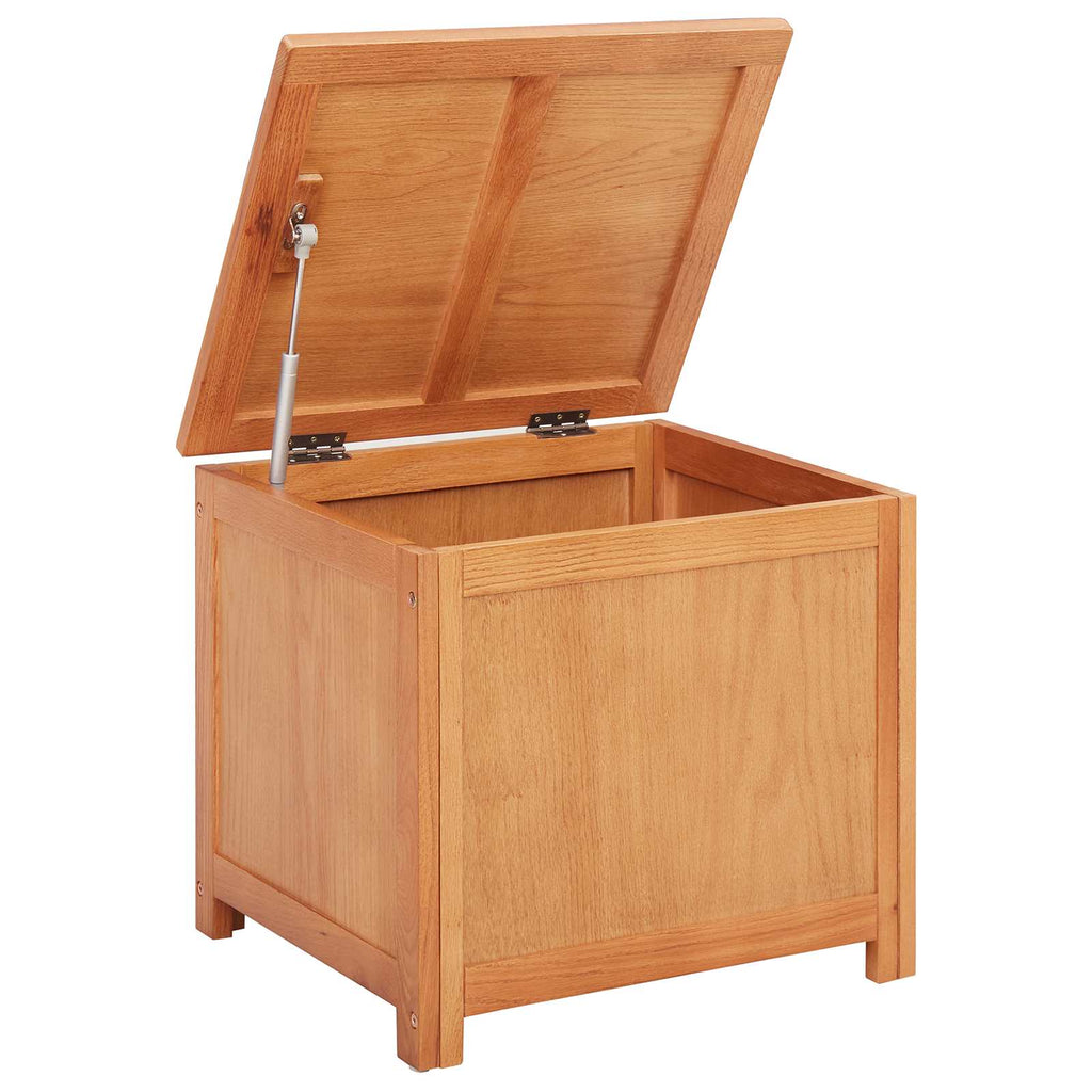 vidaXL Skrzynia do przechowywania 50 x 45 x 45 cm Dąb lite