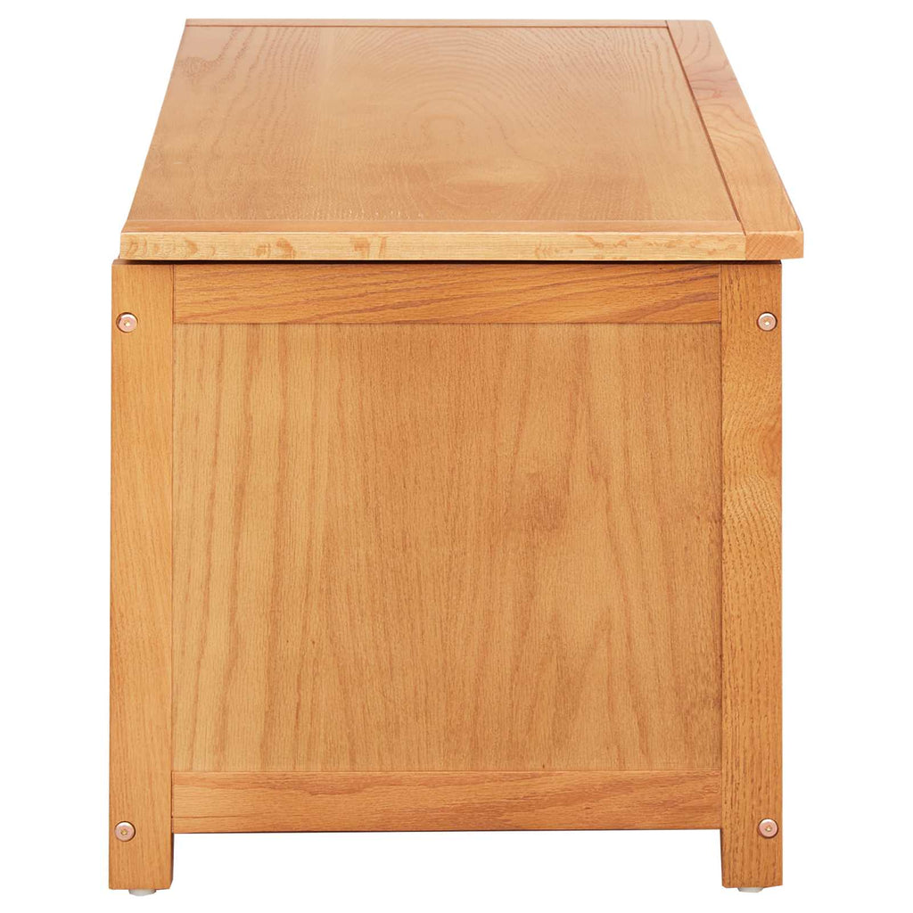 vidaXL Skrzynia do przechowywania 90 x 45 x 45 cm Dąb lite