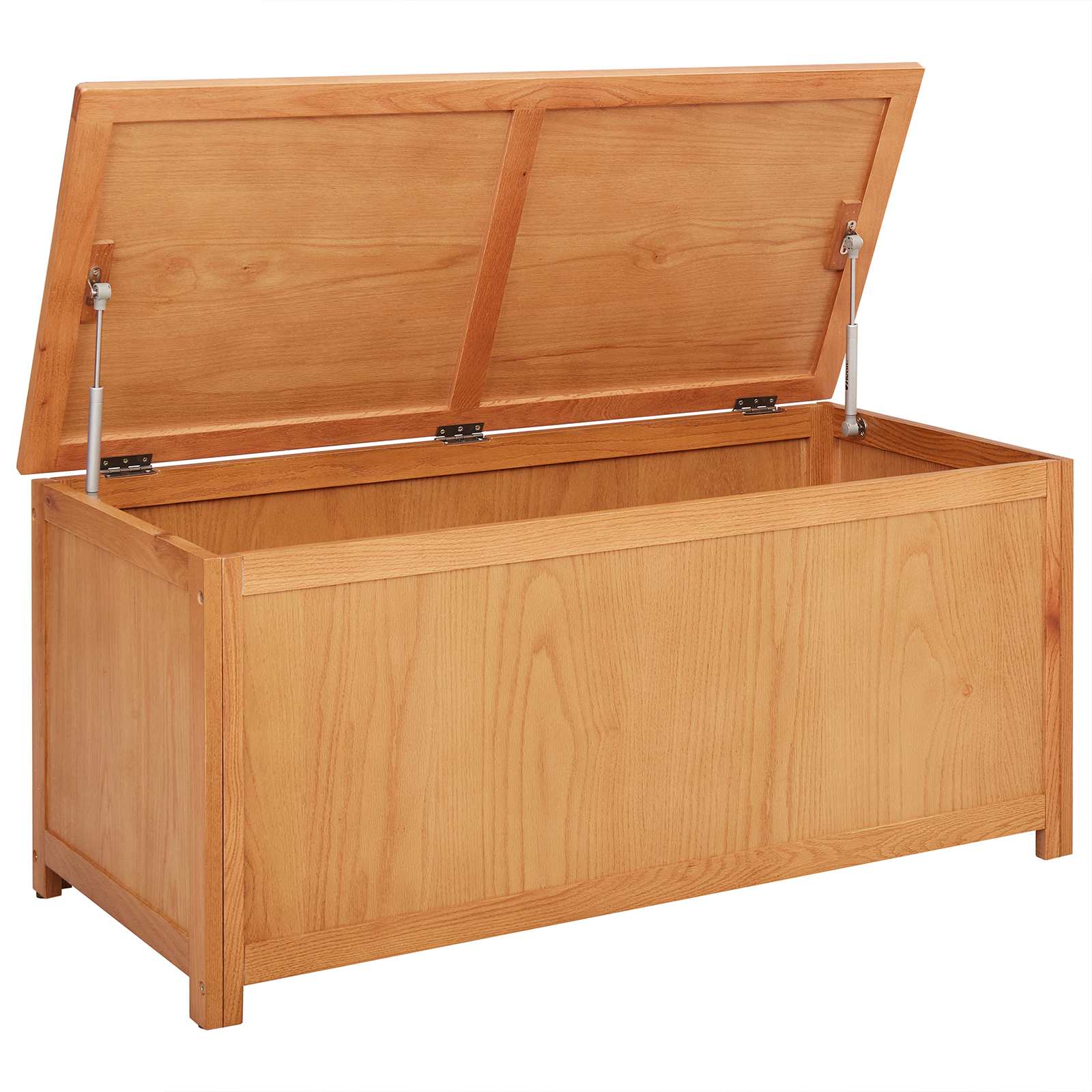 vidaXL Skrzynia do przechowywania 110 x 45 x 45 cm Dąb lite