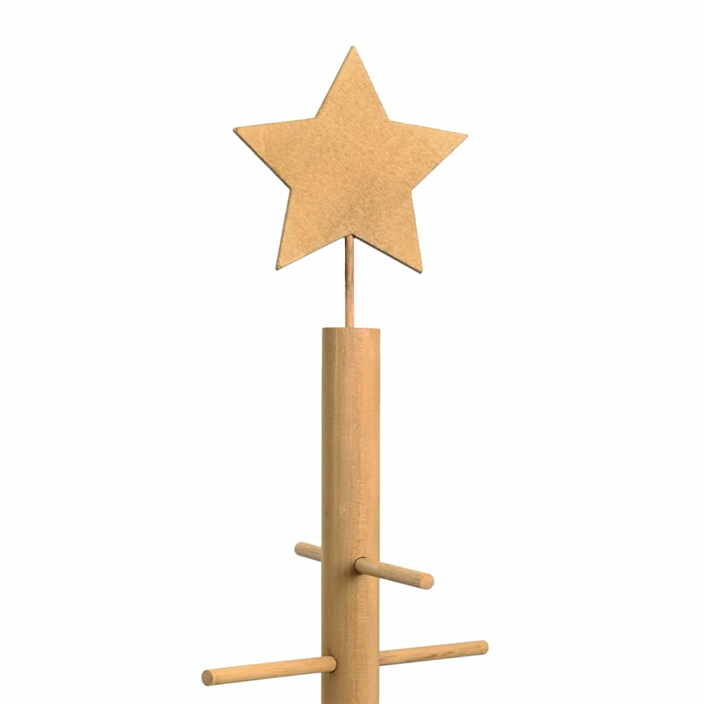 vidaXL Drewniana choinka brązowy 125 cm Bambus