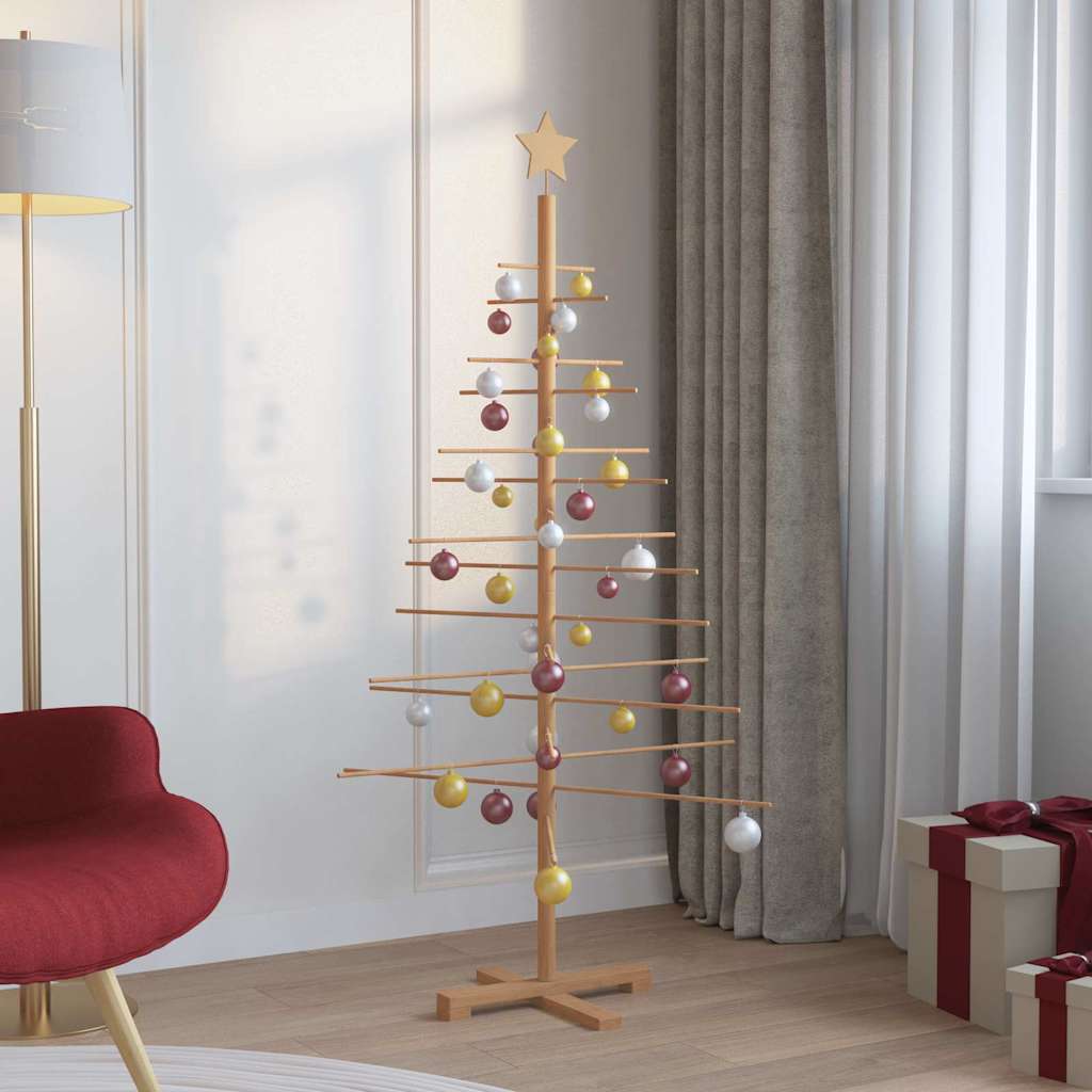 vidaXL Drewniana choinka brązowy 150 cm Bambus
