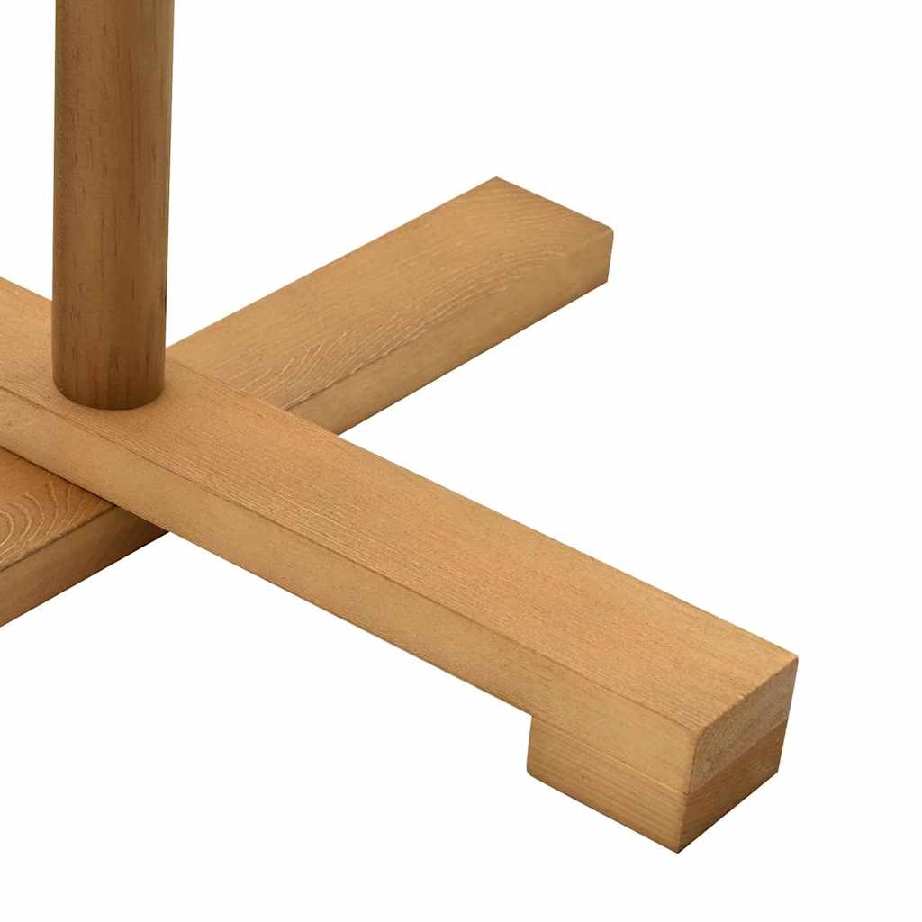vidaXL Drewniana choinka z podstawą Brązowy 125 cm Lite drewno sosnowe