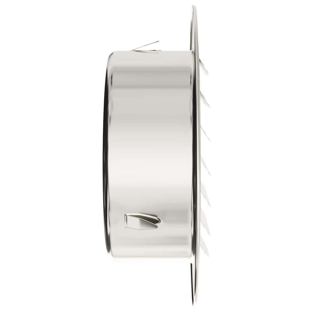 vidaXL Pokrywy wentylacyjne 4 pcs Srebrny 100 mm Stal nierdzewna