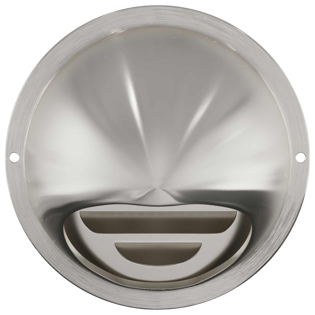 vidaXL Pokrywy wentylacyjne 2 pcs Srebrny 80 mm Stal nierdzewna