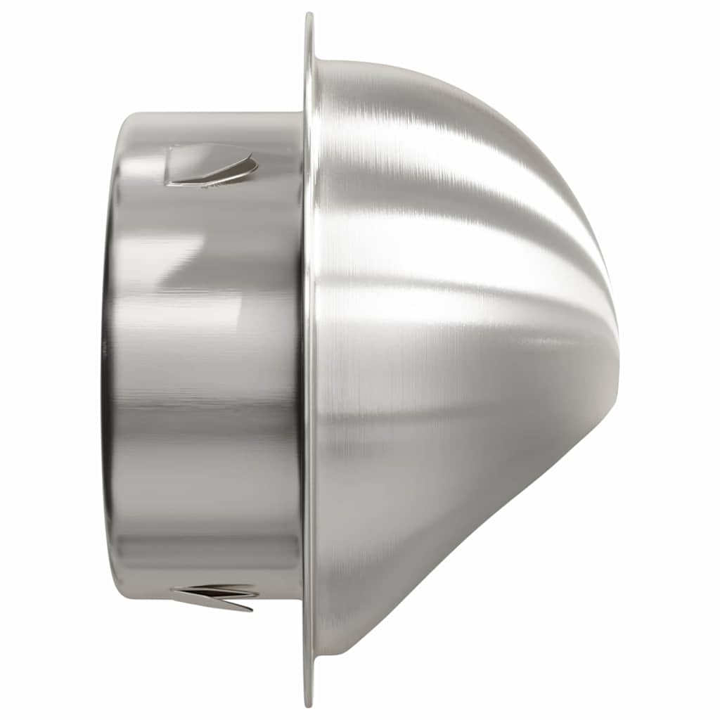 vidaXL Pokrywy wentylacyjne 8 pcs Srebrny 100 mm Stal nierdzewna