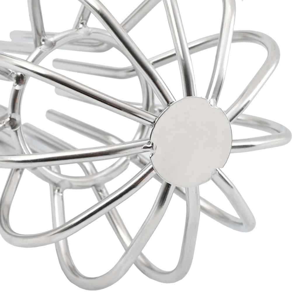 vidaXL Osłona na liście rynny 8 pcs Srebrny 50 mm Stal nierdzewna