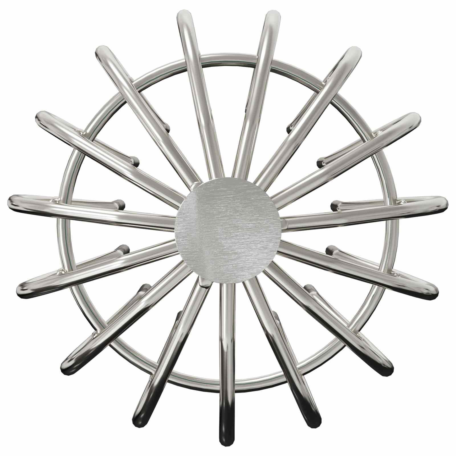 vidaXL Osłona na liście rynny 2 pcs Srebrny 110 mm Stal nierdzewna