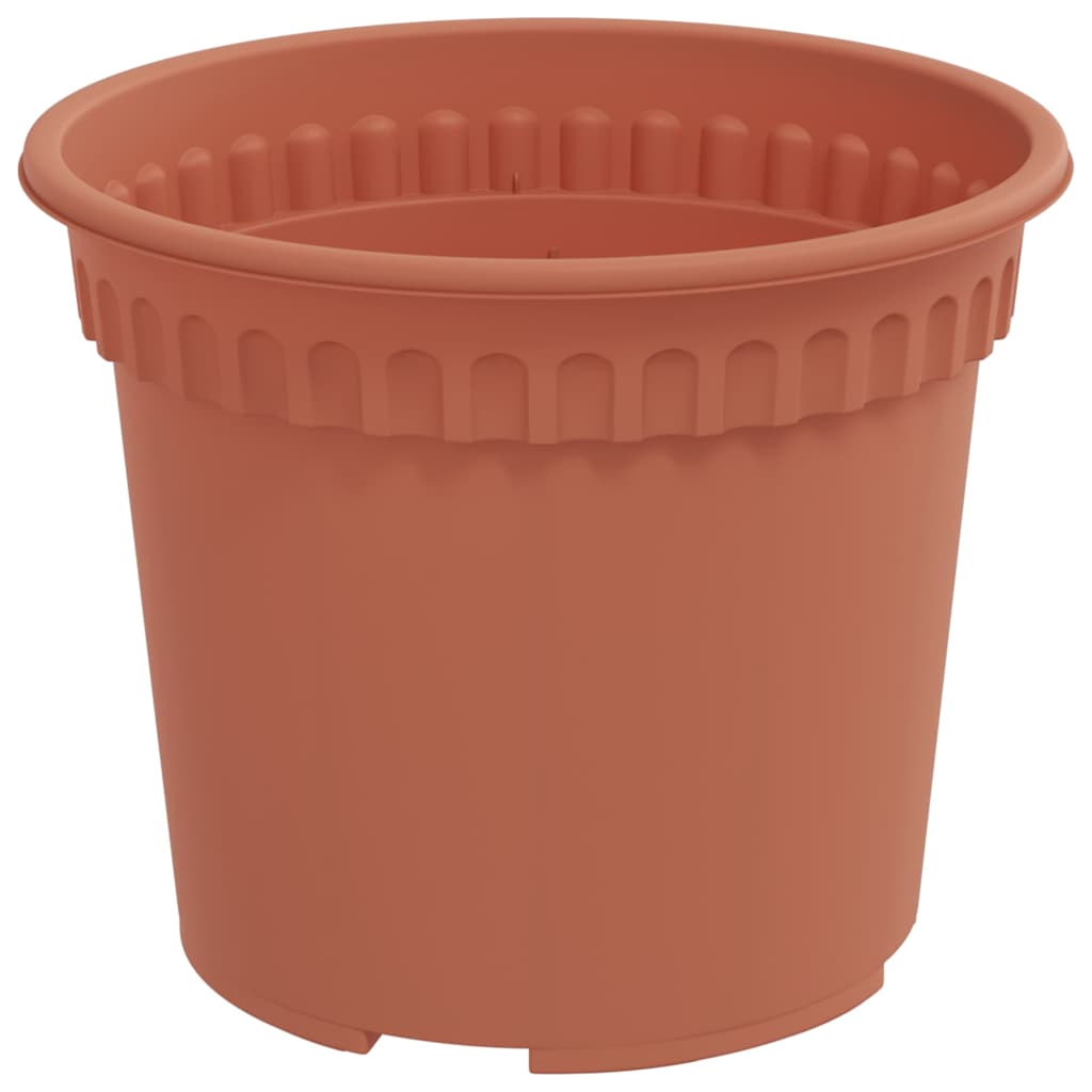 vidaXL Okrągła doniczka na kwiaty 6 pcs Czerwony ceglasty