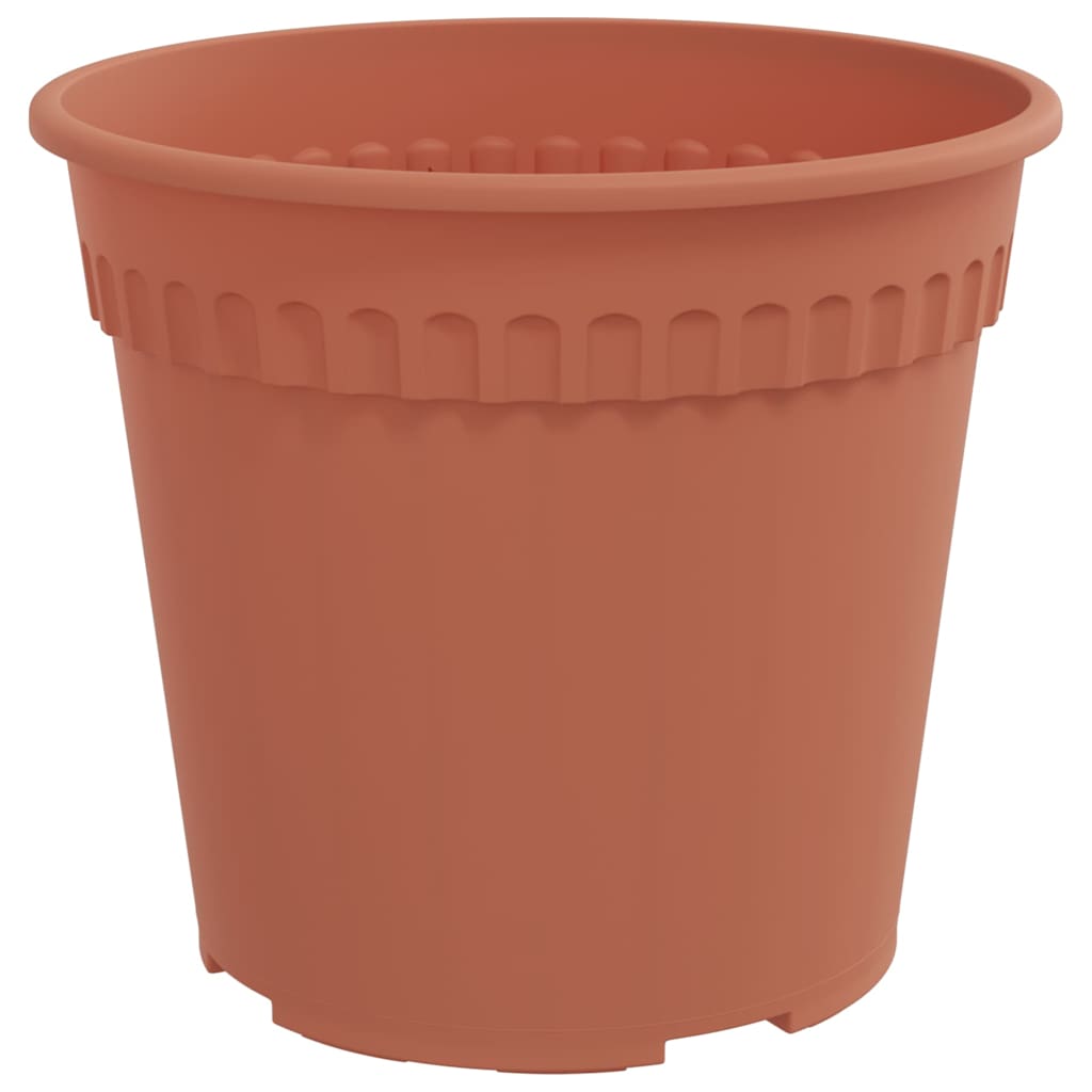 vidaXL Okrągła doniczka na kwiaty 6 pcs Czerwony ceglasty Ø 17 x 14 cm