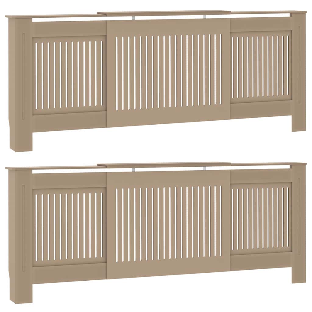 vidaXL Pokrywa Grzejnika 2 pcs dąb Sonoma 205 x 20,5 x 81,5 cm