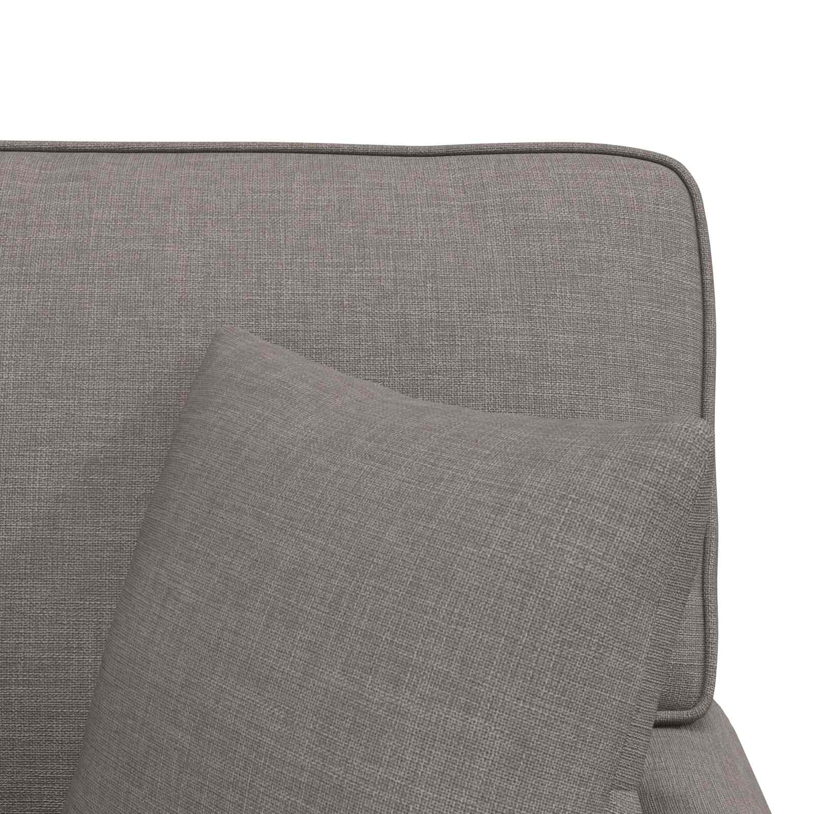vidaXL Chaise Lounge z Fartuszkiem 3 pcs Ciemnoszary tkanina