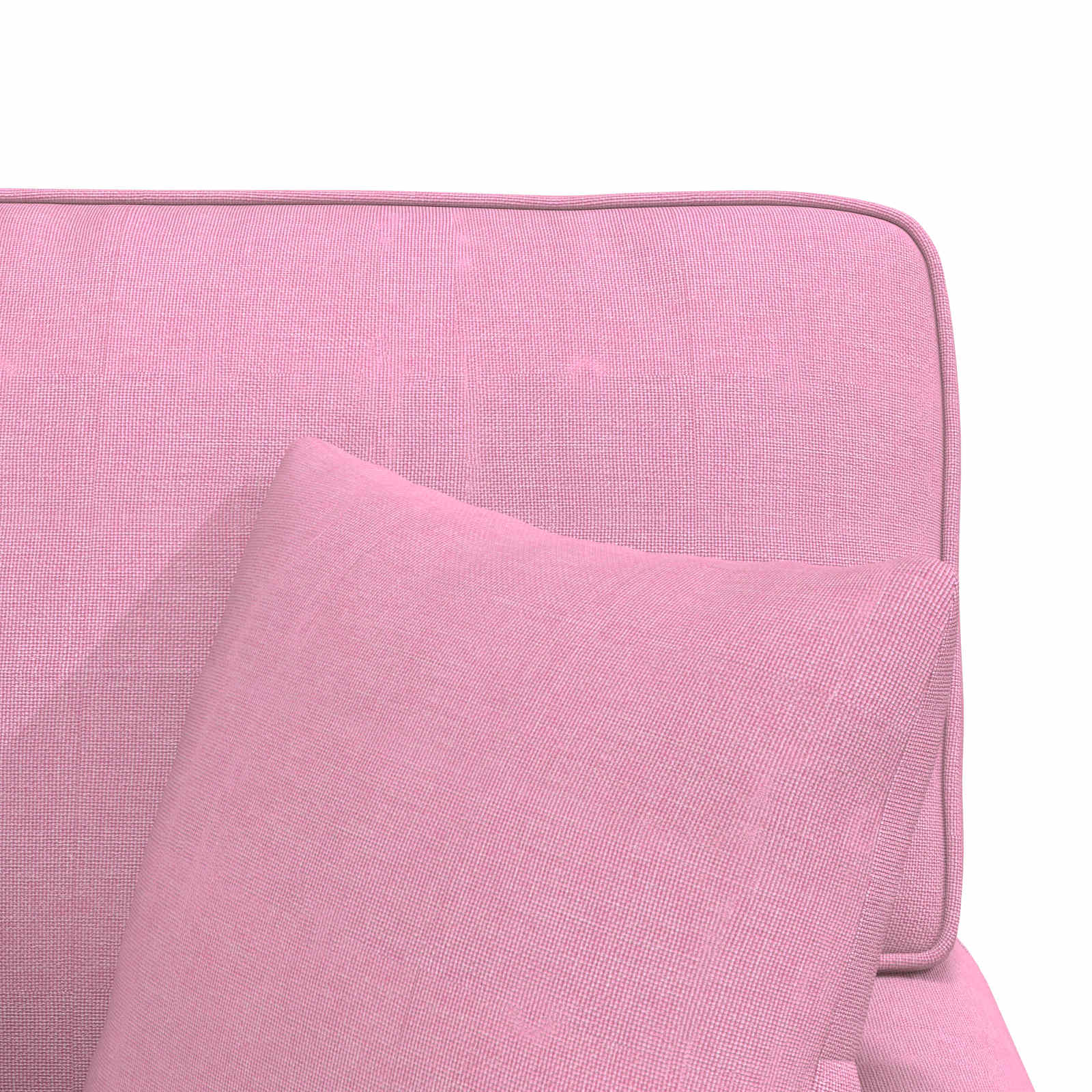 vidaXL Chaise Lounge z Fartuszkiem z poduszką 3 pcs Różowy tkanina