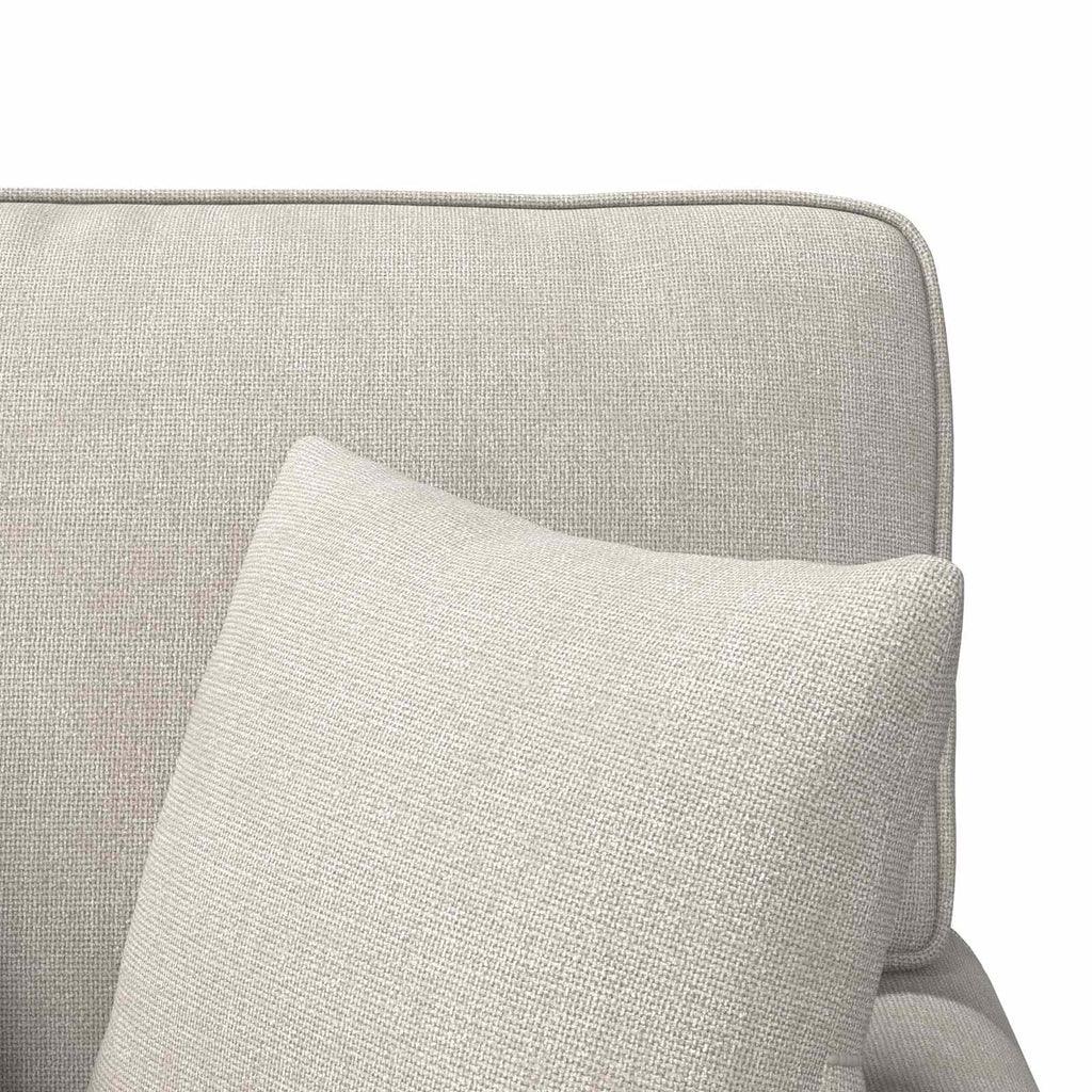 vidaXL Chaise Lounge z Fartuszkiem kremowy 157 x 91 x 91 cm ARES