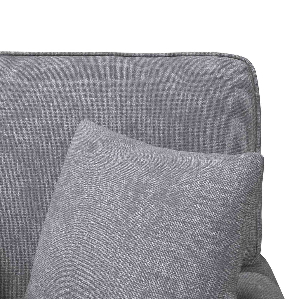 vidaXL Chaise Lounge z Fartuszkiem jasnoszary 157 x 91 x 91 cm ARES
