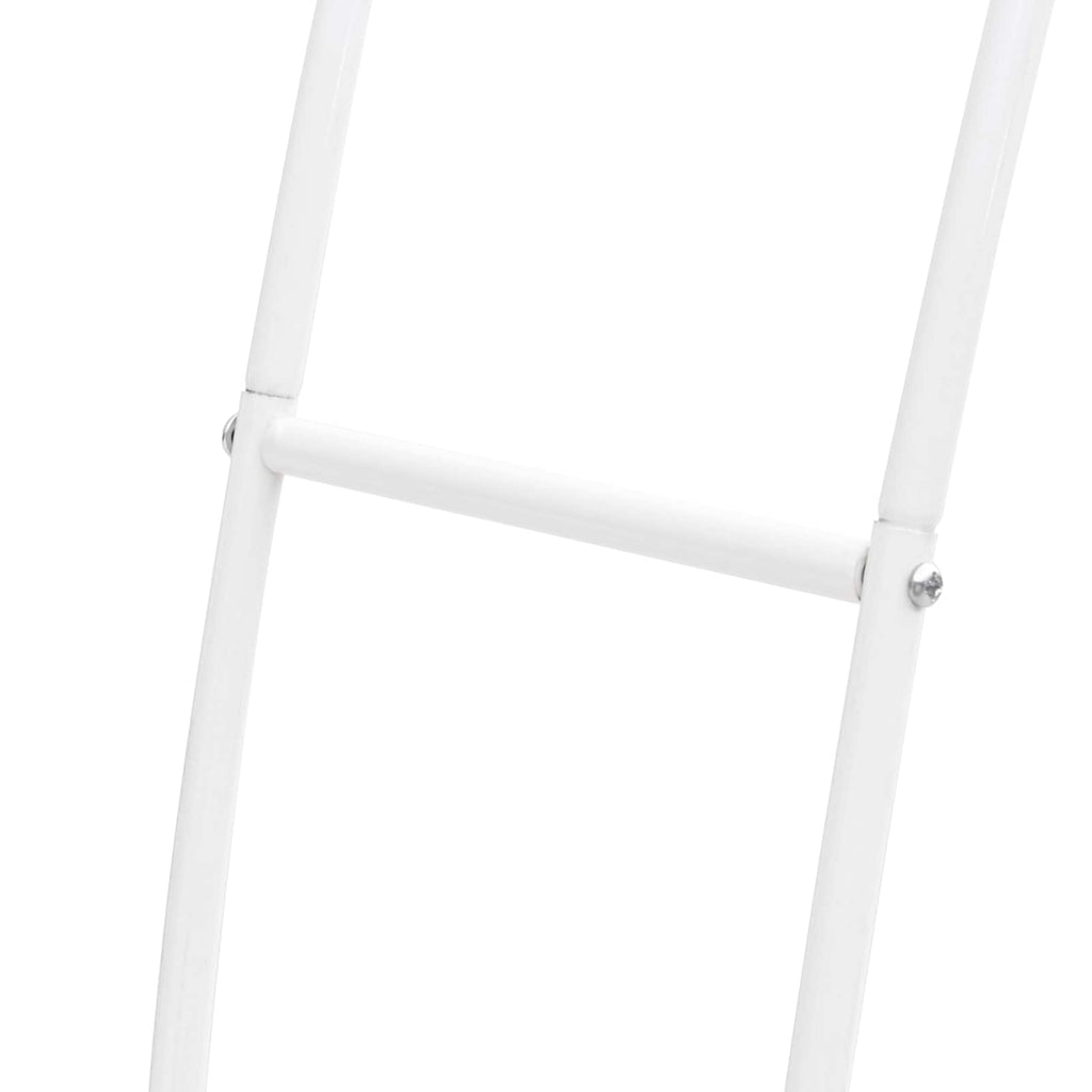 vidaXL Łuk Ślubny Biały 223 x 45 x 201 cm Stal