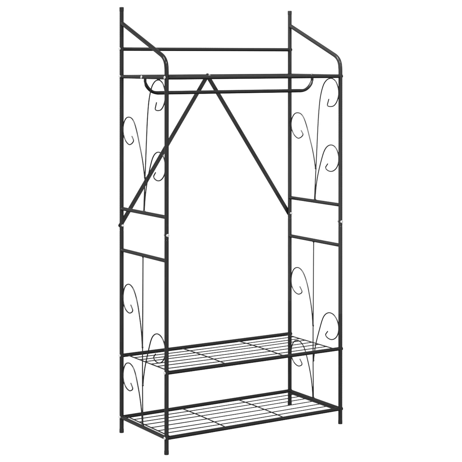 vidaXL Otwy garderoba Gładki 78 x 36 x 158 cm