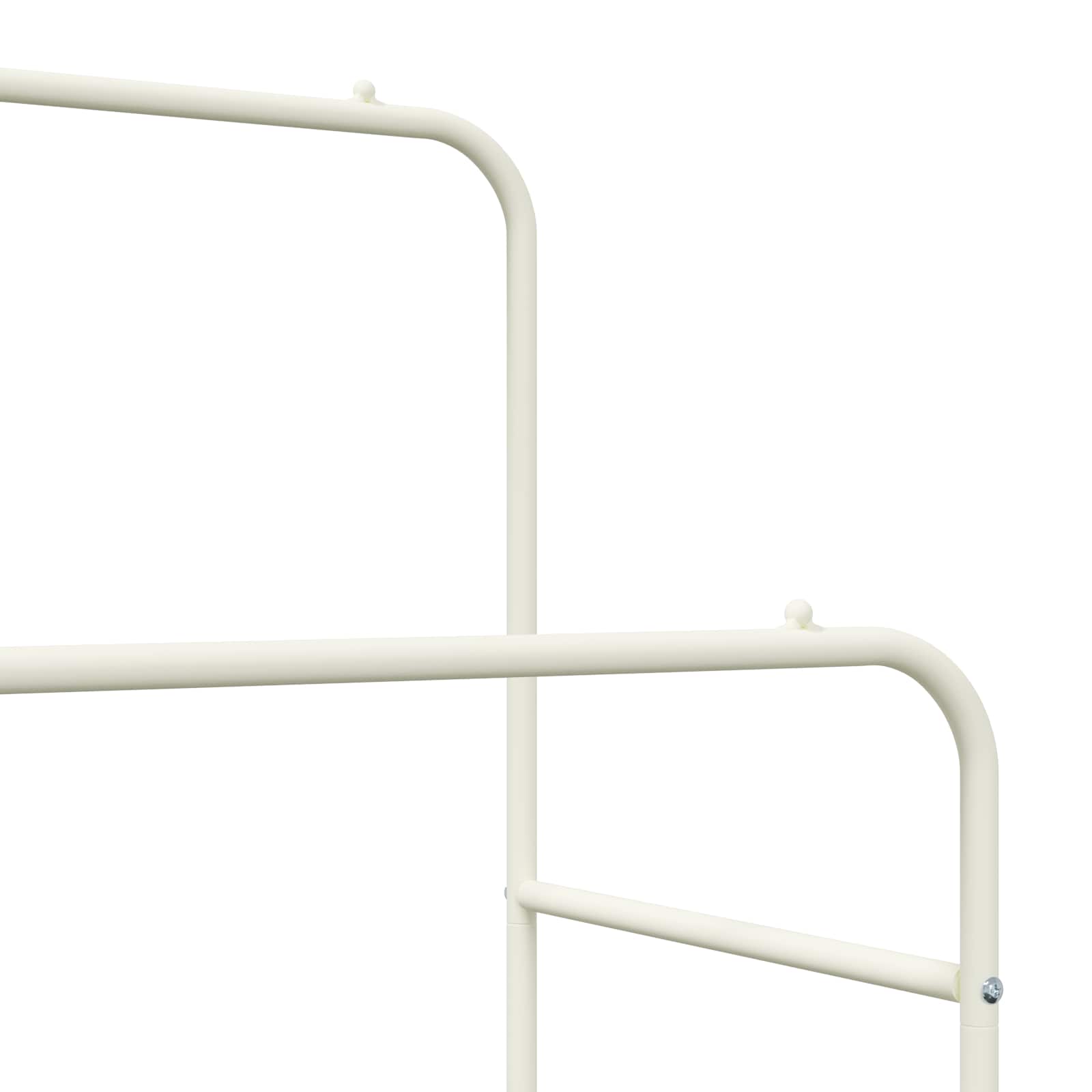 vidaXL Wieszak na Ubrania Gładki Biały 80 x 53 x 156 cm