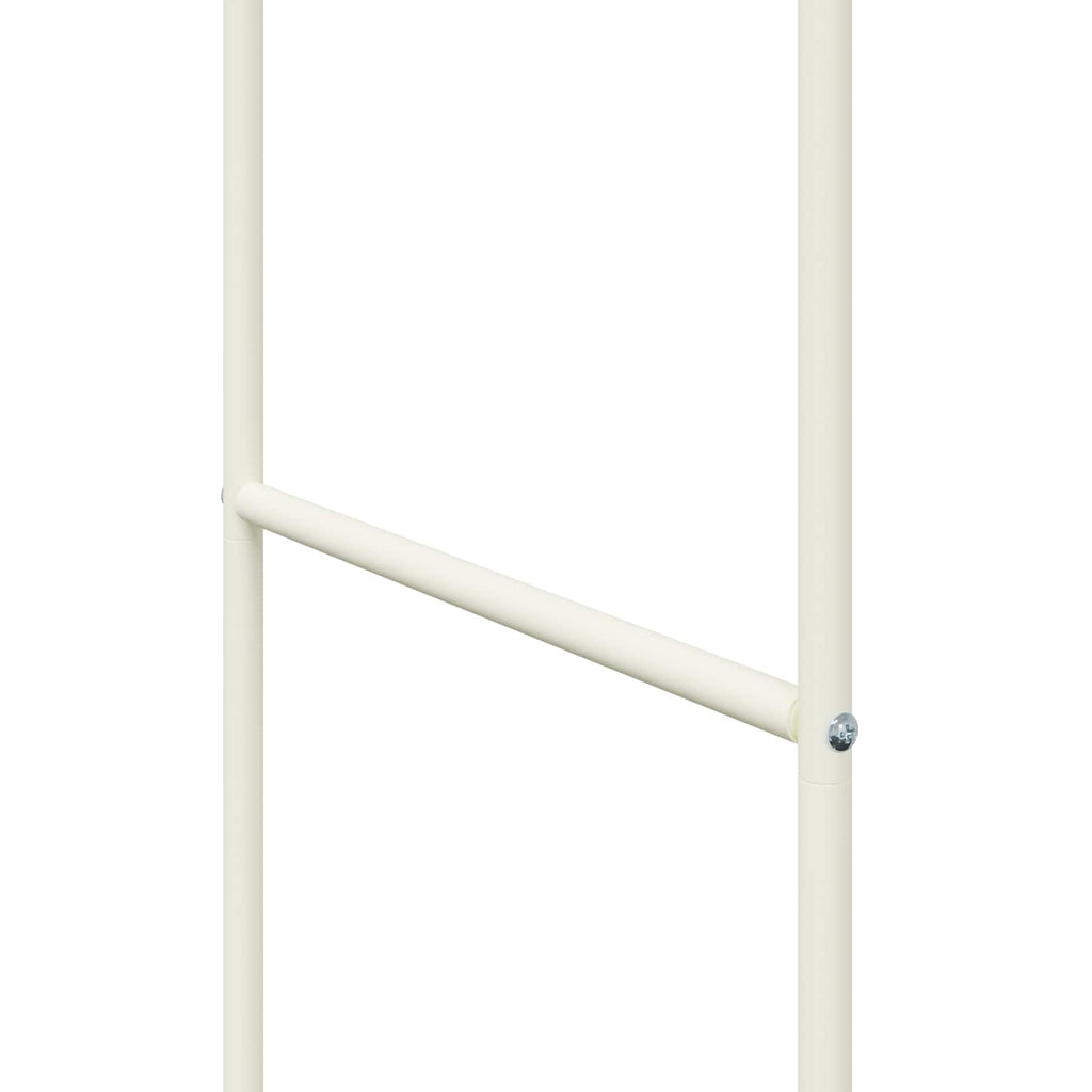 vidaXL Wieszak na Ubrania Gładki Biały 80 x 53 x 156 cm