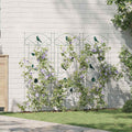 vidaXL Ogrodzenie Ogrodowe 3 pcs Zielony 110 x 40 cm Stal