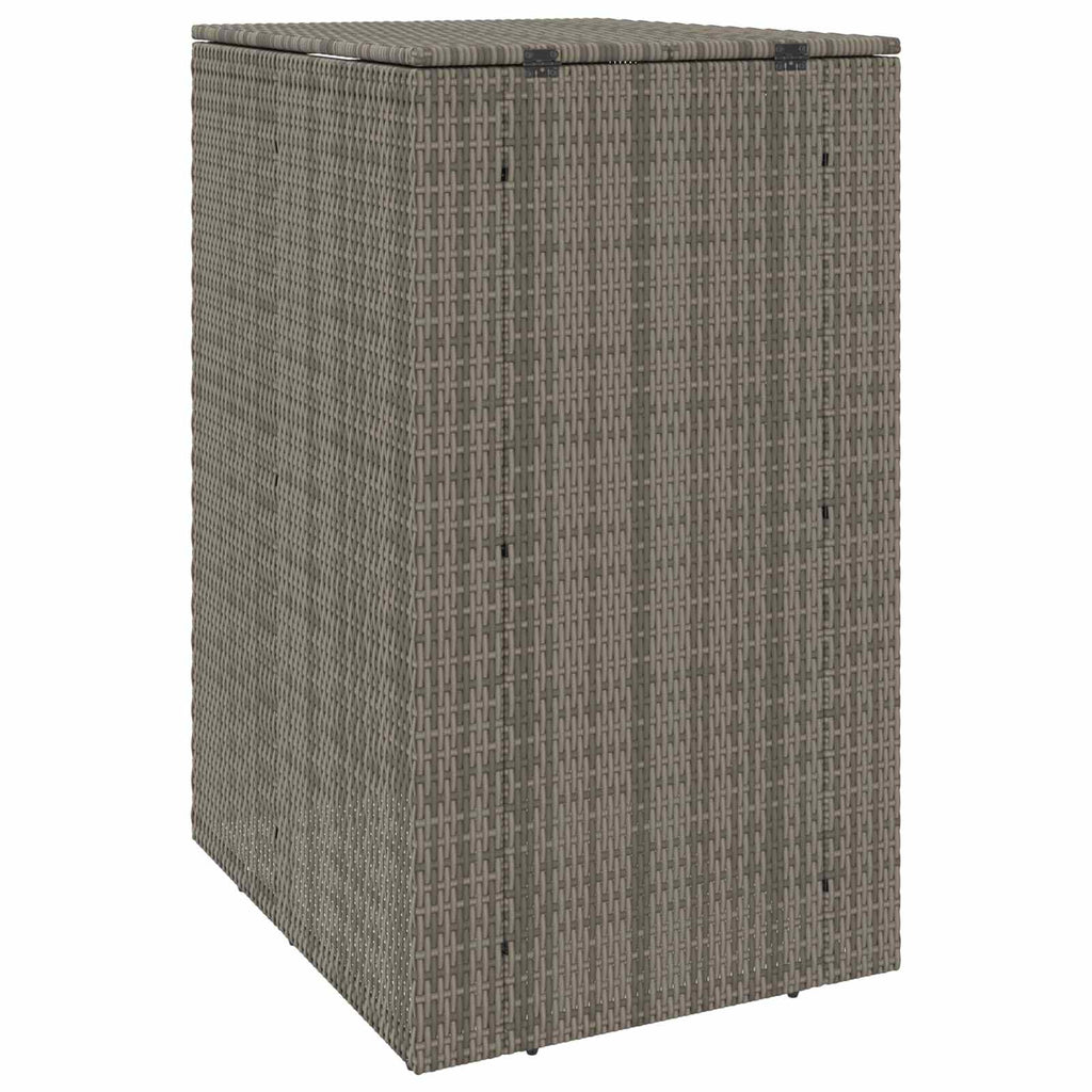 vidaXL Pojemnik na śmieci Szary 65 x 80 x 115 cm Polietylen
