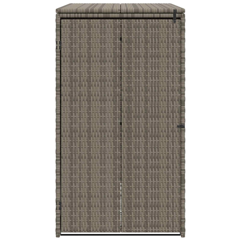 vidaXL Pojemnik na śmieci Szary 65 x 80 x 115 cm Polietylen