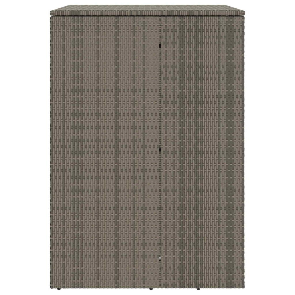 vidaXL Pojemnik na śmieci Szary 65 x 80 x 115 cm Polietylen