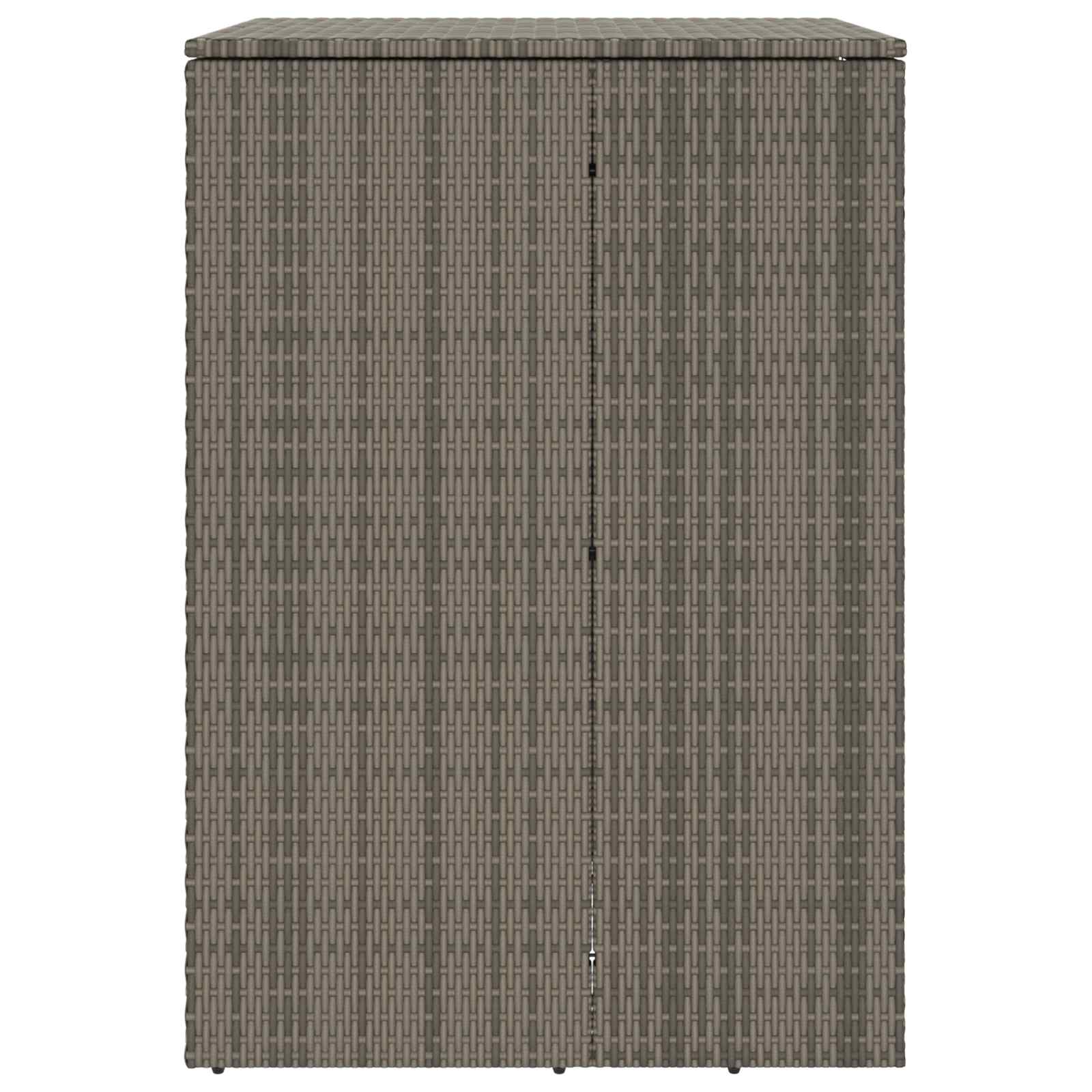 vidaXL Pojemnik na śmieci Szary 65 x 80 x 115 cm Polietylen