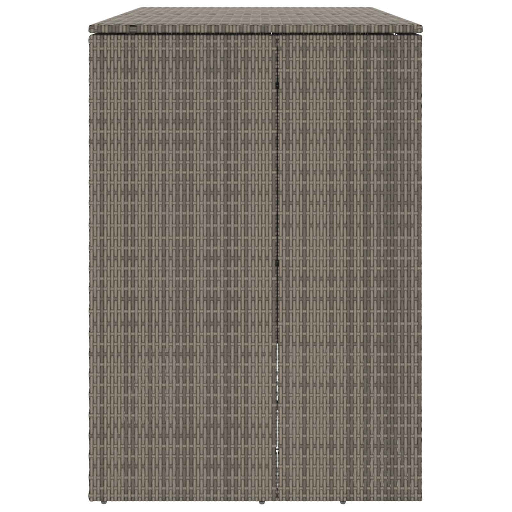 vidaXL Pojemnik na śmieci 2 pcs Szary 130 x 80 x 115 cm Polietylen